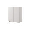KOMMODE aus Kaschmir mit Einlegeböden - Modernes Design für Wohnzimmer, Schlafzimmer und Diele - Kaschmir, Holzwerkstoff (97/122/37cm)