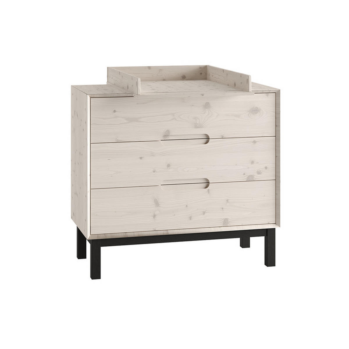 POKOJ PRO MIMINKO 3DÍLNÝ Country Bělené dřevo - bílá, dřevo (145/89/76.4cm) - Petits-meubles