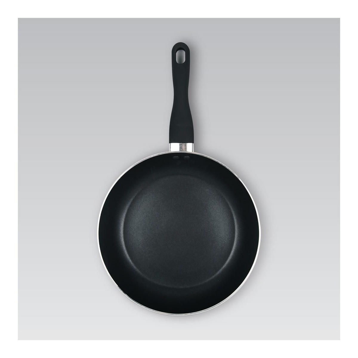 PFANNE Schwarz 46/26/5 cm MR121526 - Schwarz, Metall (26cm) - Maestro 