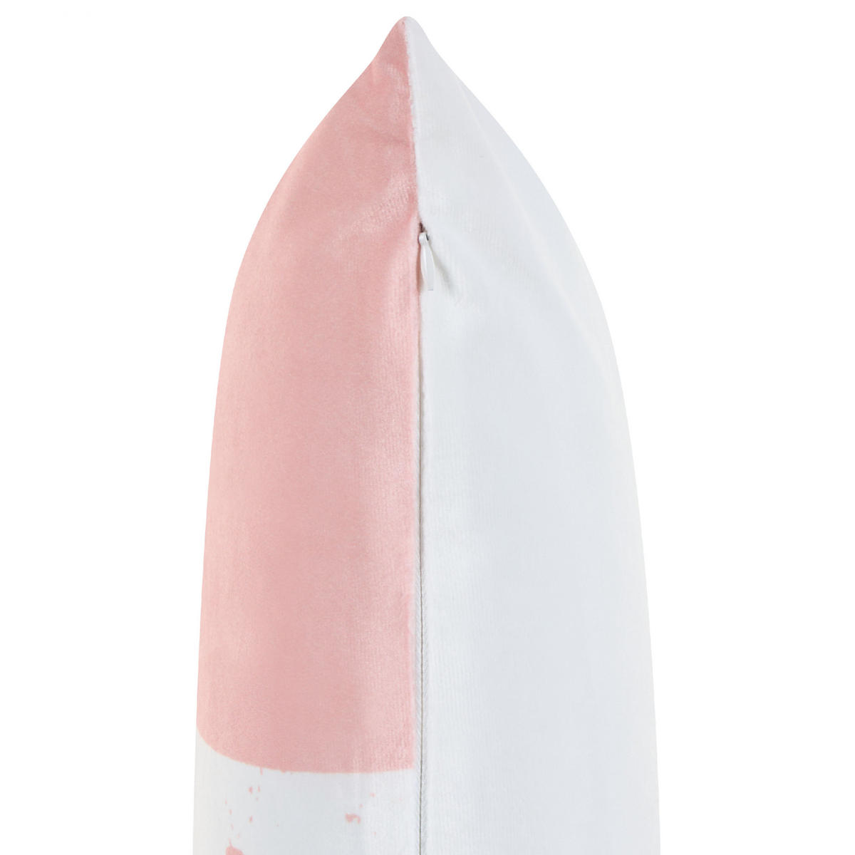 DEKOKISSEN 2er-Set Rosa 45/45 cm Uniola - Pink, Textil (45/45cm) - Beliani
