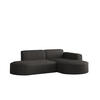 ECKSOFA Palma Xs In Scala - Anthrazit, Holzwerkstoff/Textil (236/165cm) - Fun Möbel