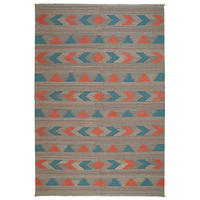 HANDWEBTEPPICH Kelim Gashgai Beige 249/170 cm Schurwolle - Beige, Textil (170/249cm) - Looma