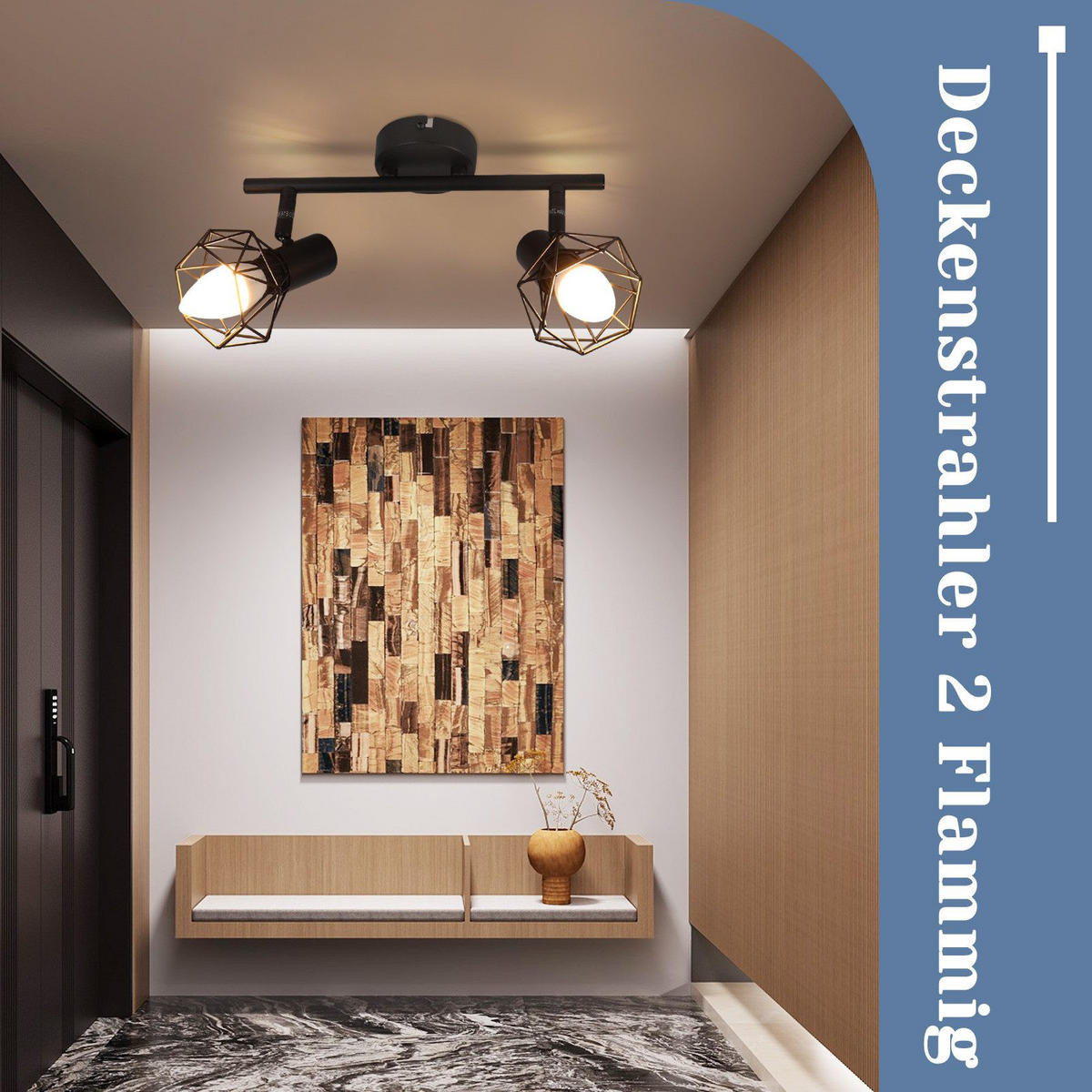 STRAHLER Featherstone 28/10/20 cm - Schwarz, Metall (28/10/20cm) - Nettlife