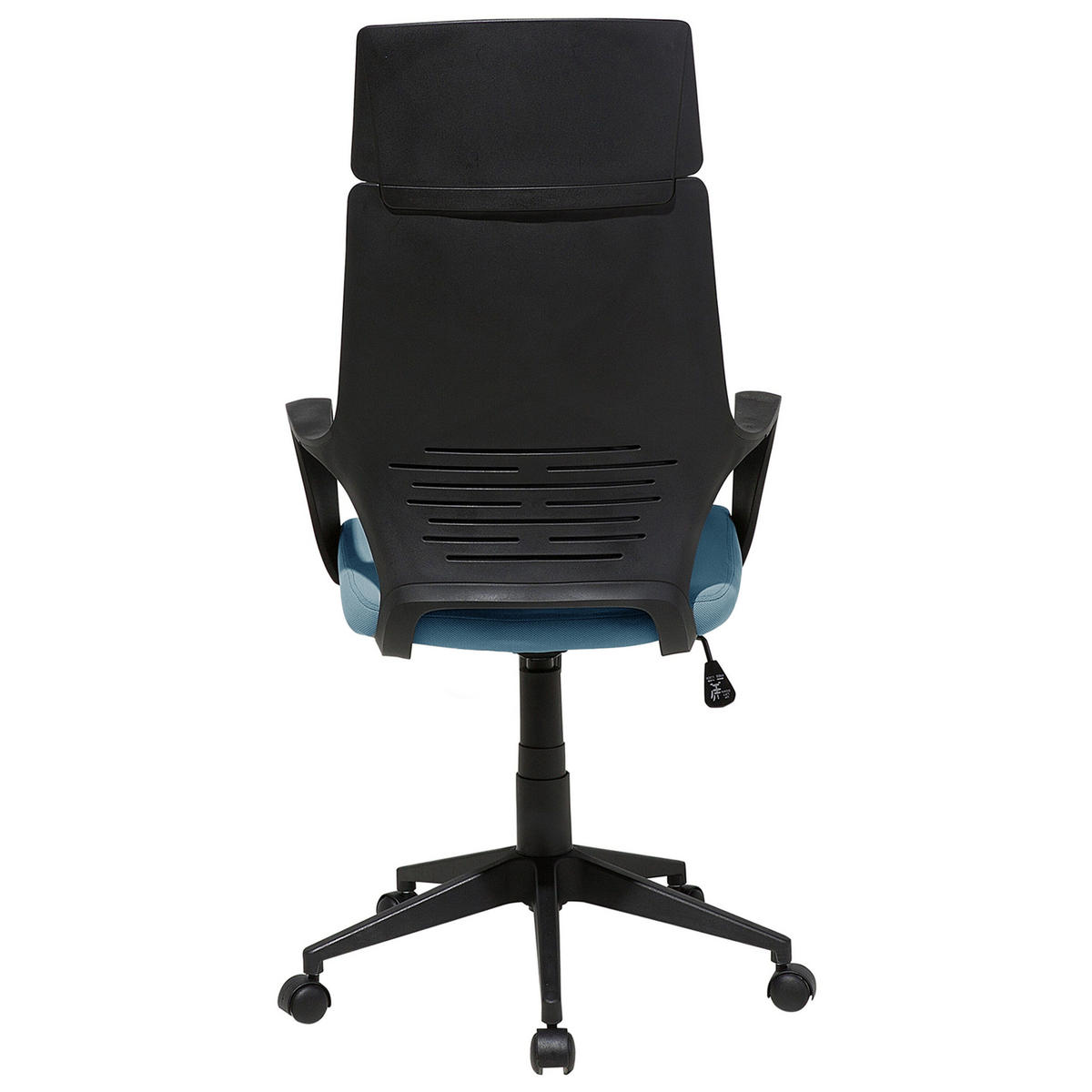 BÜROSTUHL Dunkelblau Delight - Dunkelblau, Textil (64/116/64cm) - Beliani