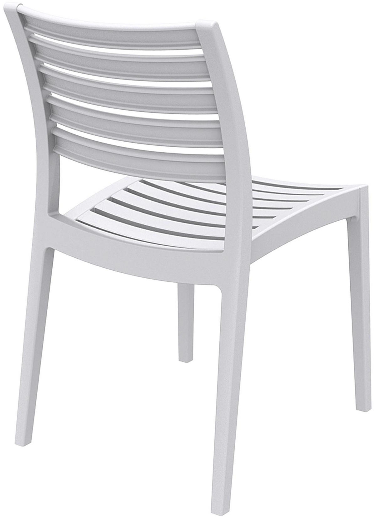 GARTENSTUHL Kunststoff weiß - Weiß, Kunststoff (48/82/58cm) - CLP