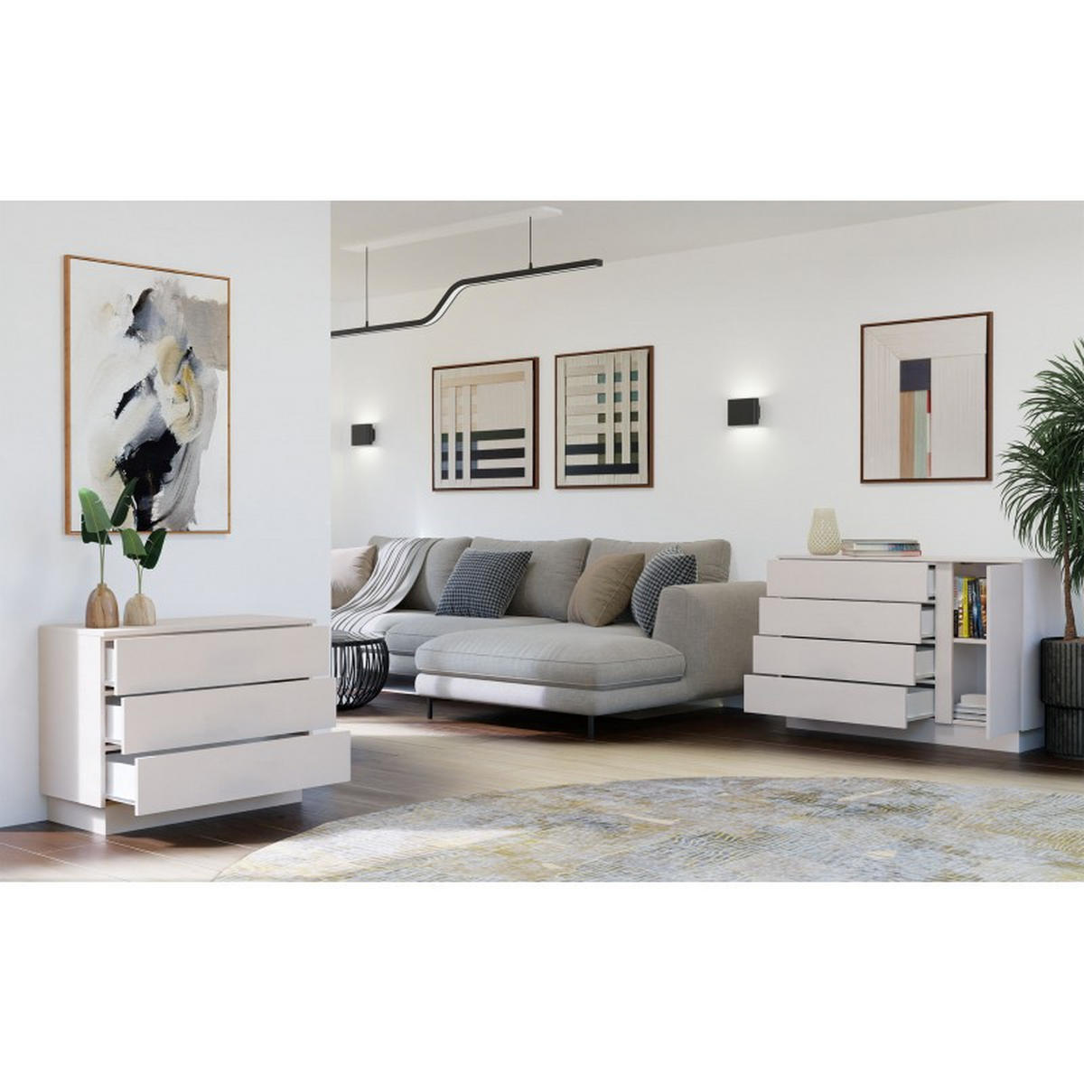 KOMMODE Kaschmir 85/66/40 - Kaschmir, Holzwerkstoff (85/66/40cm) - RAUMHIRSCH FURNITURE