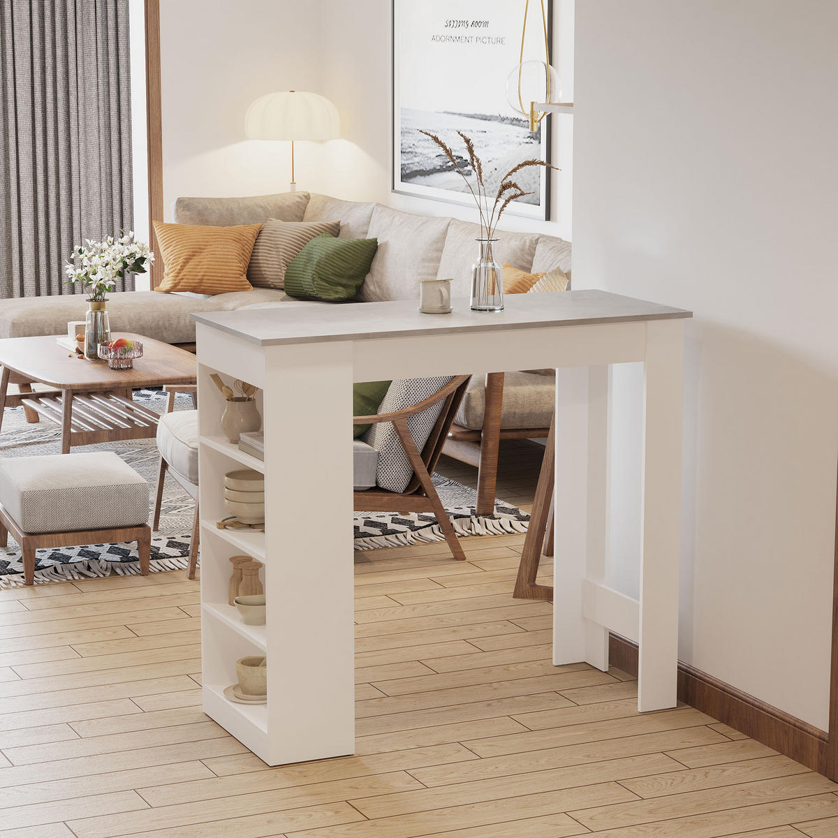 BARTISCH Grau 1 Stück - Grau, Kunststoff (115/50/102.7cm) - GiPP