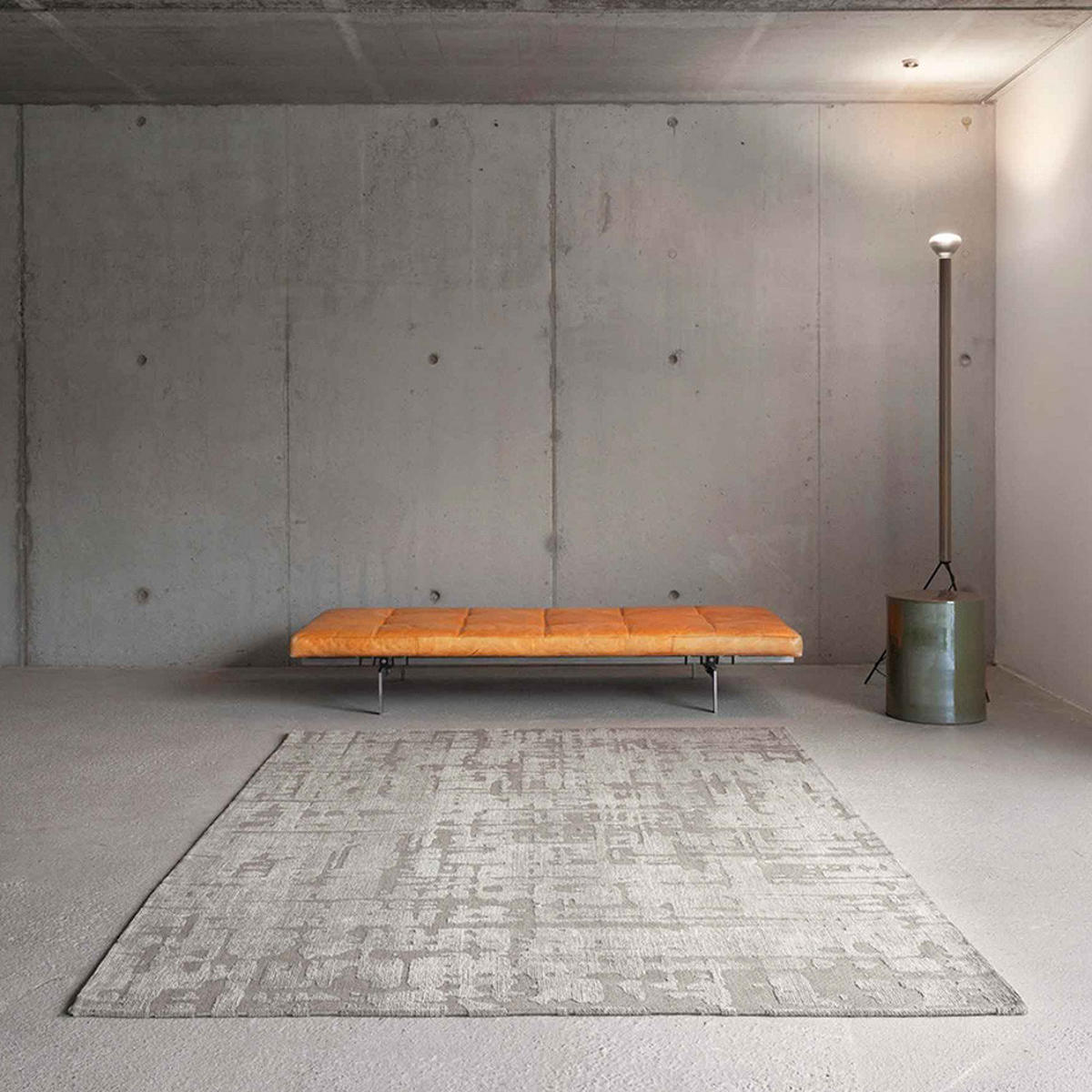 TEPPICH Dry Beige Structures Baobab 80/150 cm - Beige, Textil (80/150cm) - Louis De Poortere