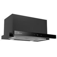 DUNSTABZUGSHAUBE CH 3003 C 60 cm Schwarz - Schwarz, Metall (60/28/49cm) - Gurari