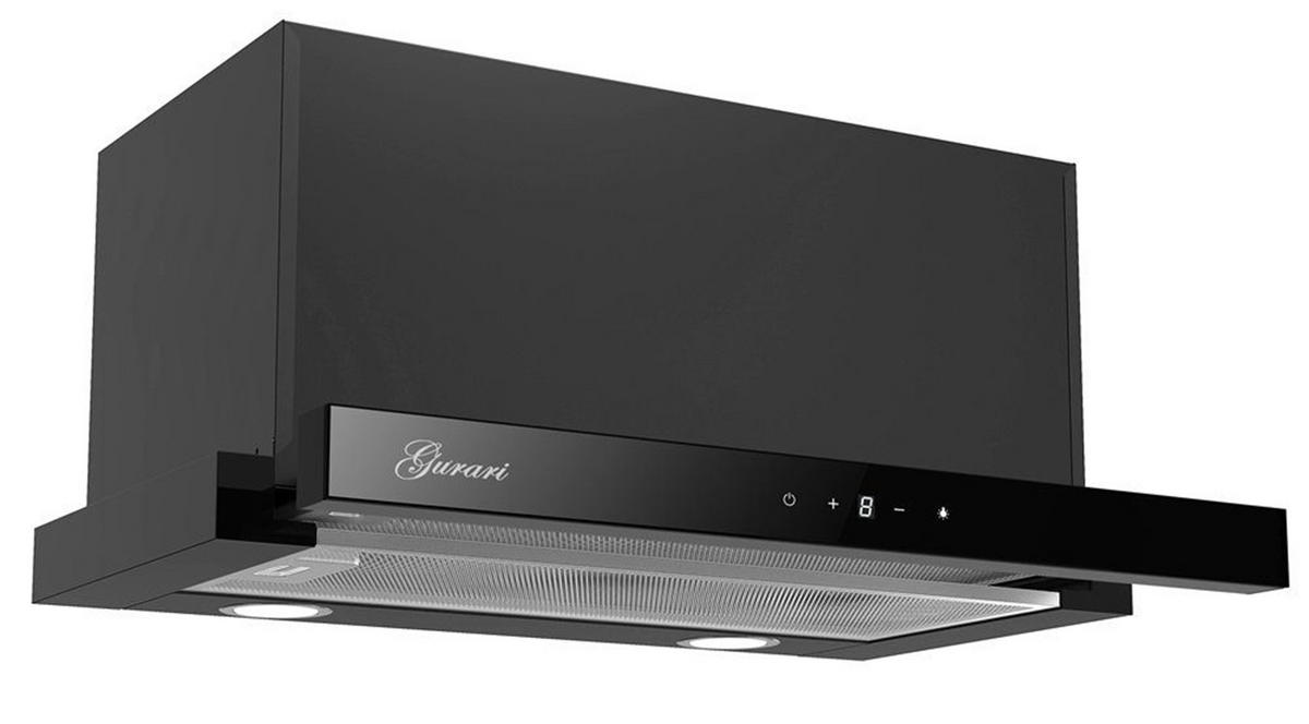 DUNSTABZUGSHAUBE CH 3003 C 60 cm Schwarz - Schwarz, Metall (60/28/49cm) - Gurari