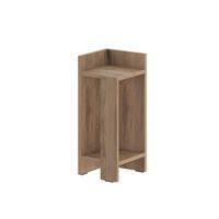 NACHTTISCH Elos Modul Links Whiskey Eiche 25/27/60 cm - Dunkelbraun, Holzwerkstoff (25/60/27cm) - Decortie