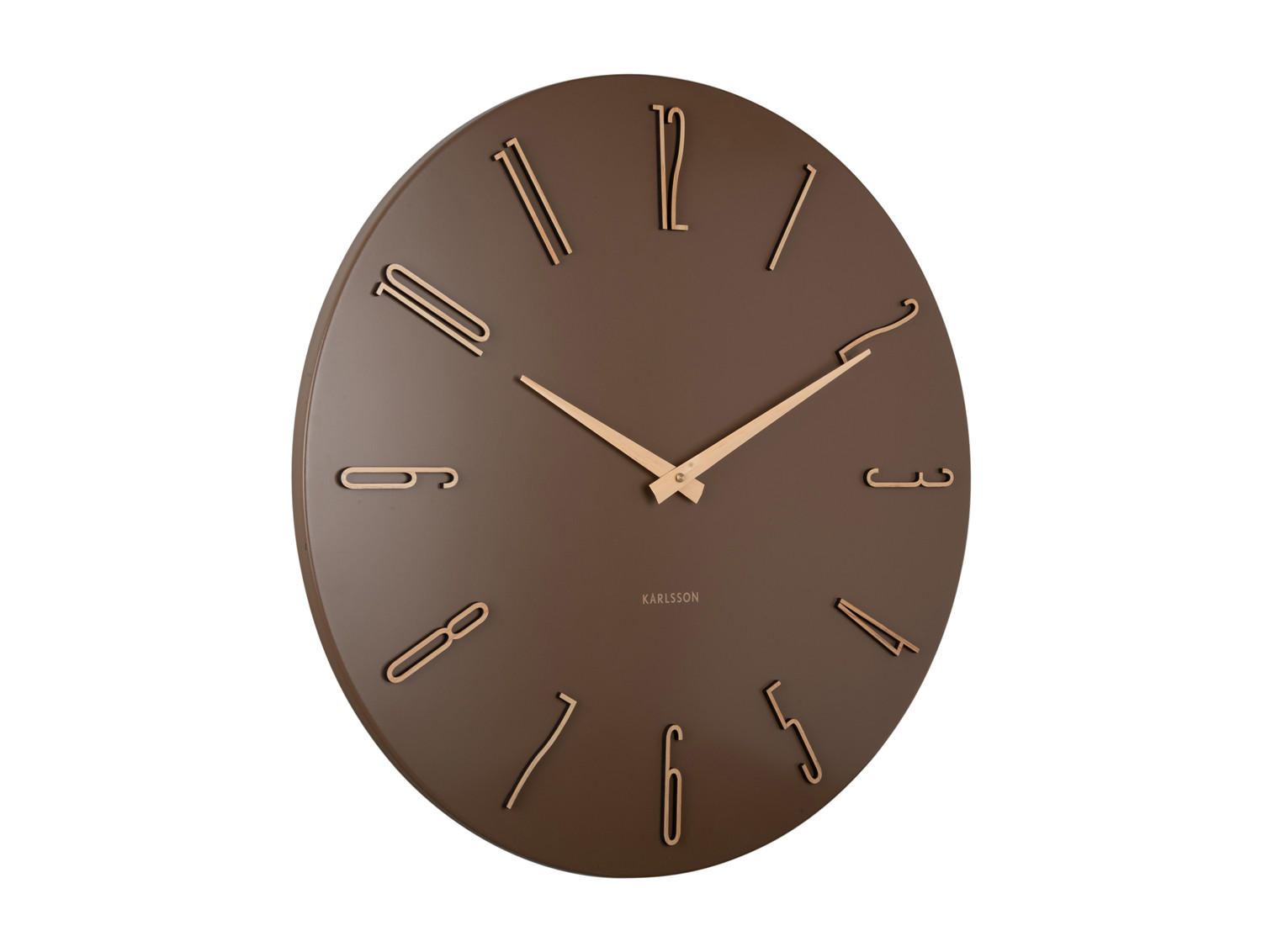 WANDUHR Esmerado Braun 2.5/60/60 cm - Braun, Metall (60/60/2.5cm) - Karlsson