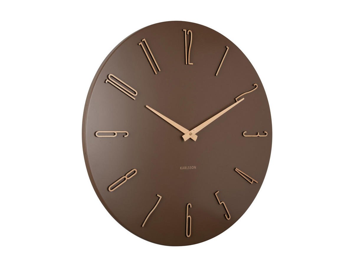 WANDUHR Esmerado Braun 2.5/60/60 cm - Braun, Metall (60/60/2.5cm) - Karlsson