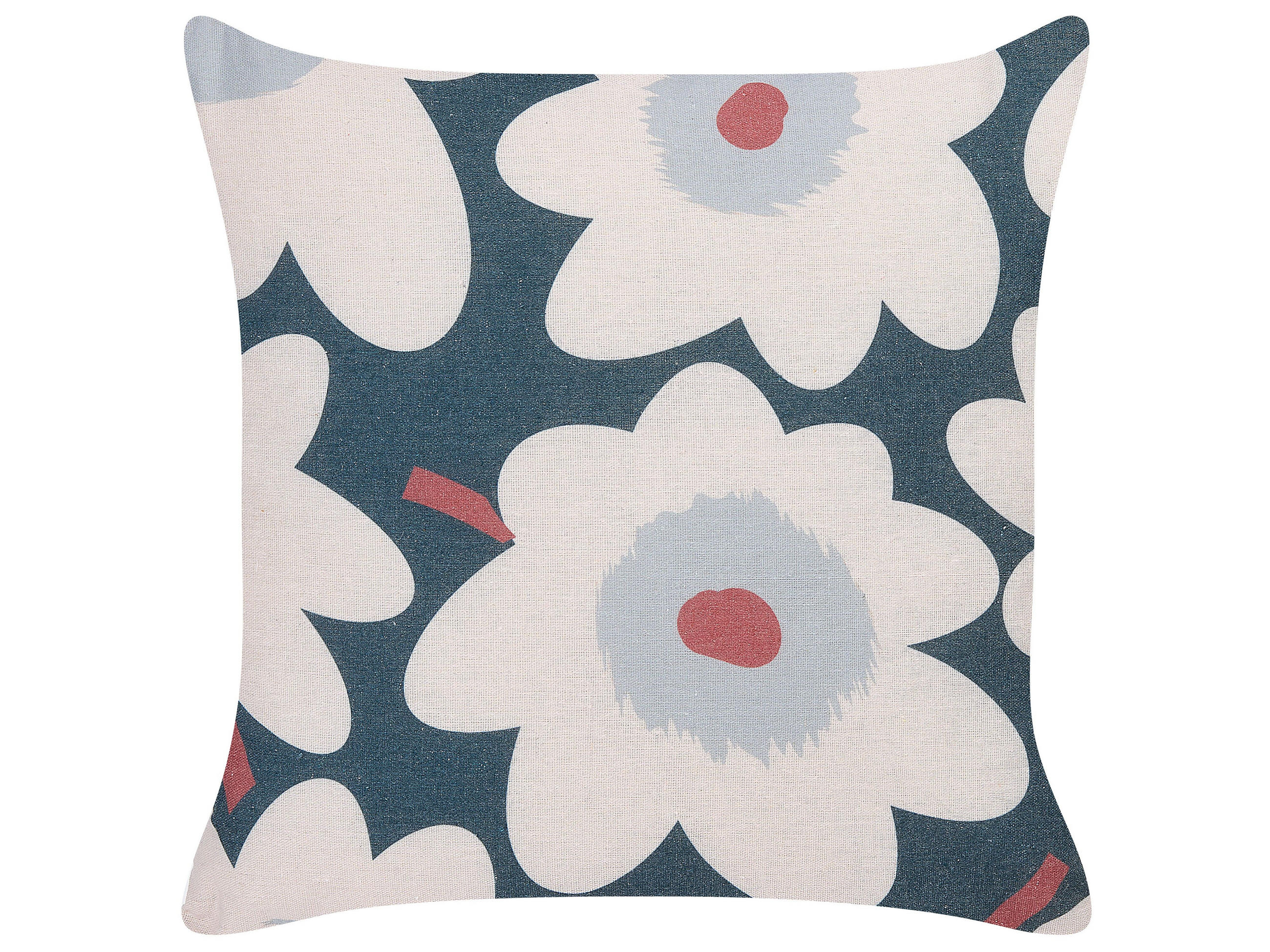 DEKOKISSEN 2er-Set Bunt 45/45 cm Sesbania - Multicolor, Textil (45/45cm) - Beliani