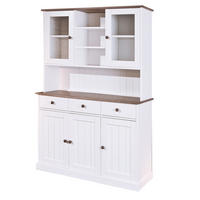 KREDENZ weiß - Weiß, Holzwerkstoff (131/191/45cm) - ebuy24