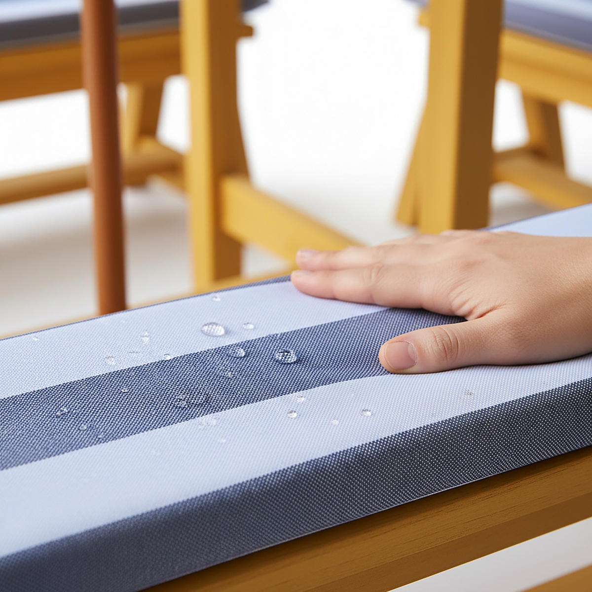 KINDERSITZGRUPPE Orange mit Sonnenschirm - Hellbraun, Holz/Textil - Relaxdays