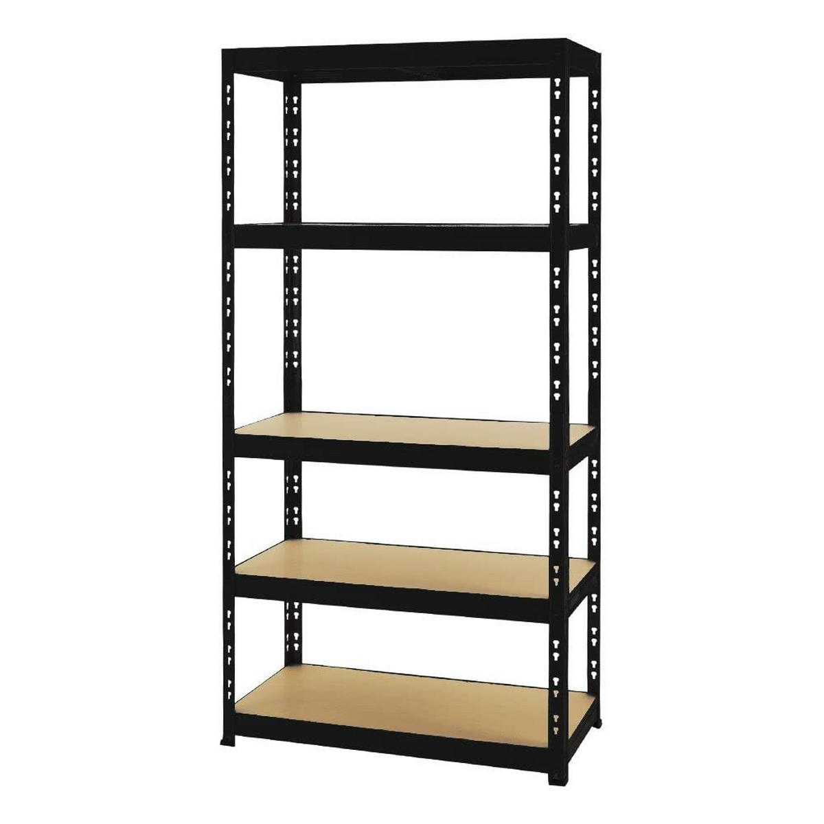 SCHWERLASTREGAL Tiger 180x90x45 cm Fachlast 265 kg Schwarz - Schwarz, Metall (90/180/45cm) - PROREGAL