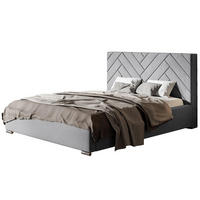 POLSTERBETT Sevilla mit Kopfteil, 180x200 cm, Doppelbett mit Bettkasten und Lattenrost aus Holz, Velourstoff Türkis - Türkis, Holz/Textil (180/200cm) - Alpi-Möbel