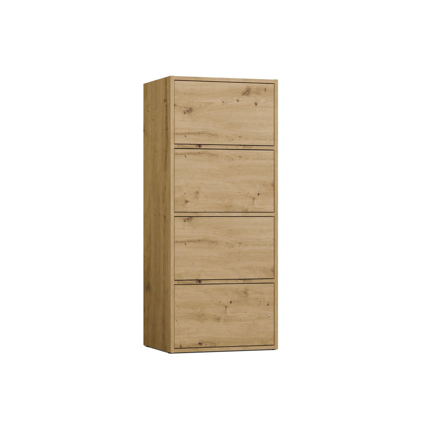 KOMMODE Kate - Eichefarben, Holzwerkstoff (50/119/40cm) - kommodly
