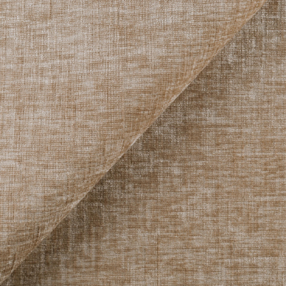ECKSCHLAFSOFA Texturierter Samt Taupe 283cm - Taupe, Textil (283/180cm) - Sia Home