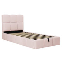STAURAUMBETT 90/200 cm DE-32791 mit Hydraulik und USB Rosa - Pink, Metall (90/200cm) - ComfortXL