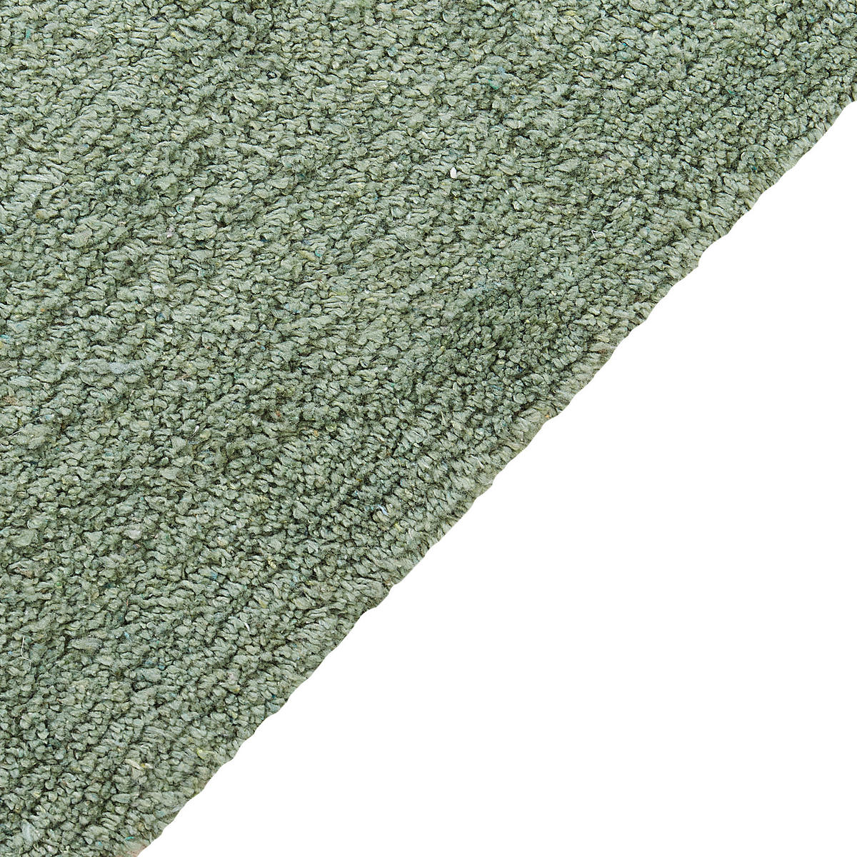 KURZFLOR-TEPPICH Grün 140/200 cm Caparli - Grün, Textil (140/200cm) - Beliani