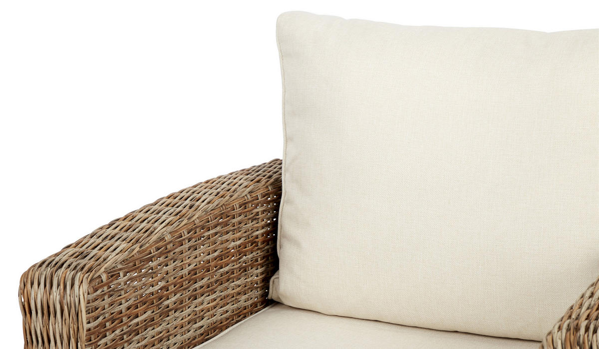 GARTENSESSEL, Gram, Natur, Rattan, 81 x 80 x 77 cm - Naturfarben, Naturmaterialien (81/77/80cm) - ebuy24
