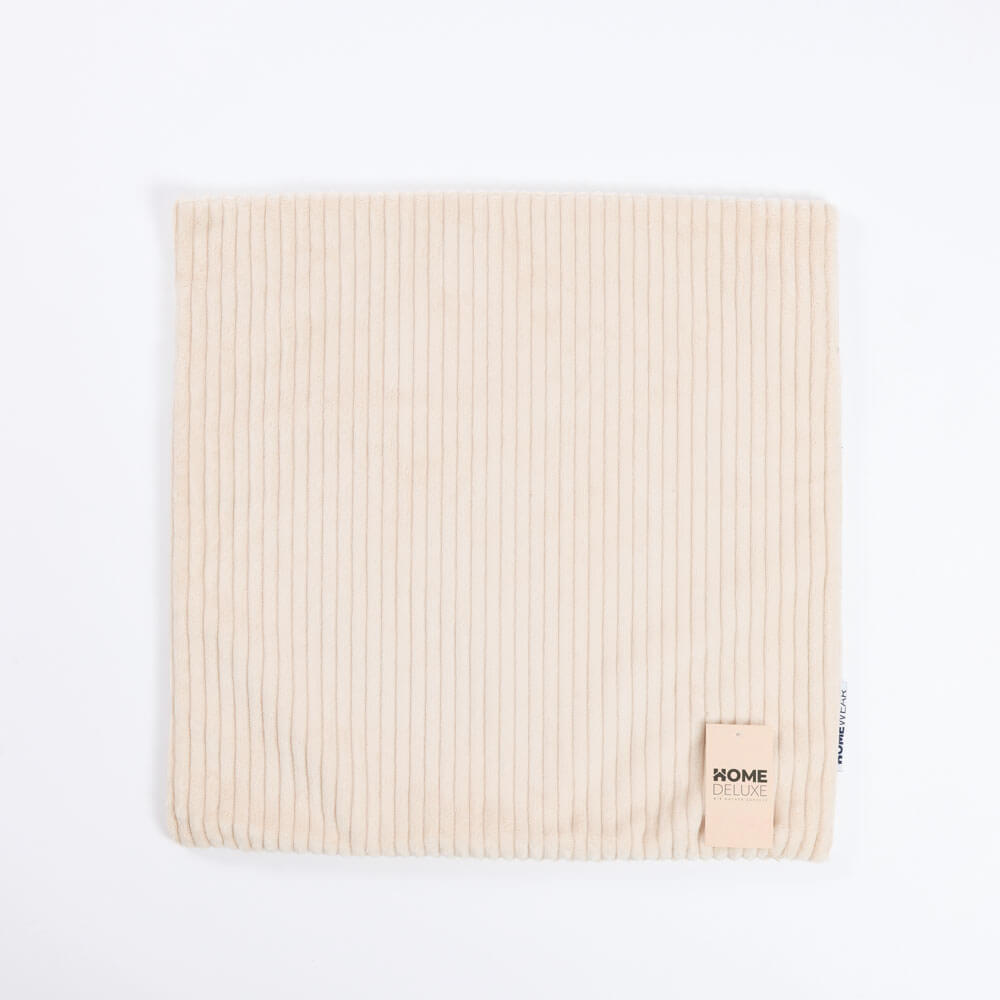 KISSENBEZUG LILO - Creme, mit Kissenfüllung - Creme, Kunststoff (50/50cm) - Home Deluxe