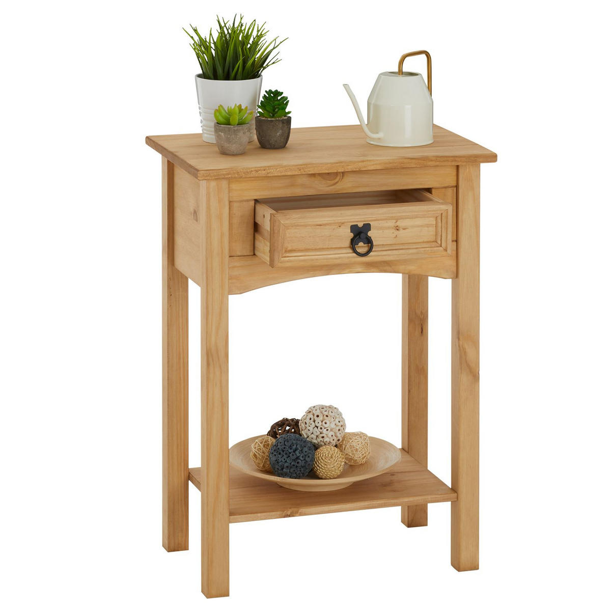 KONSOLENTISCH SALSA - Braun, Holz (35/53/73cm) - CARO-Möbel