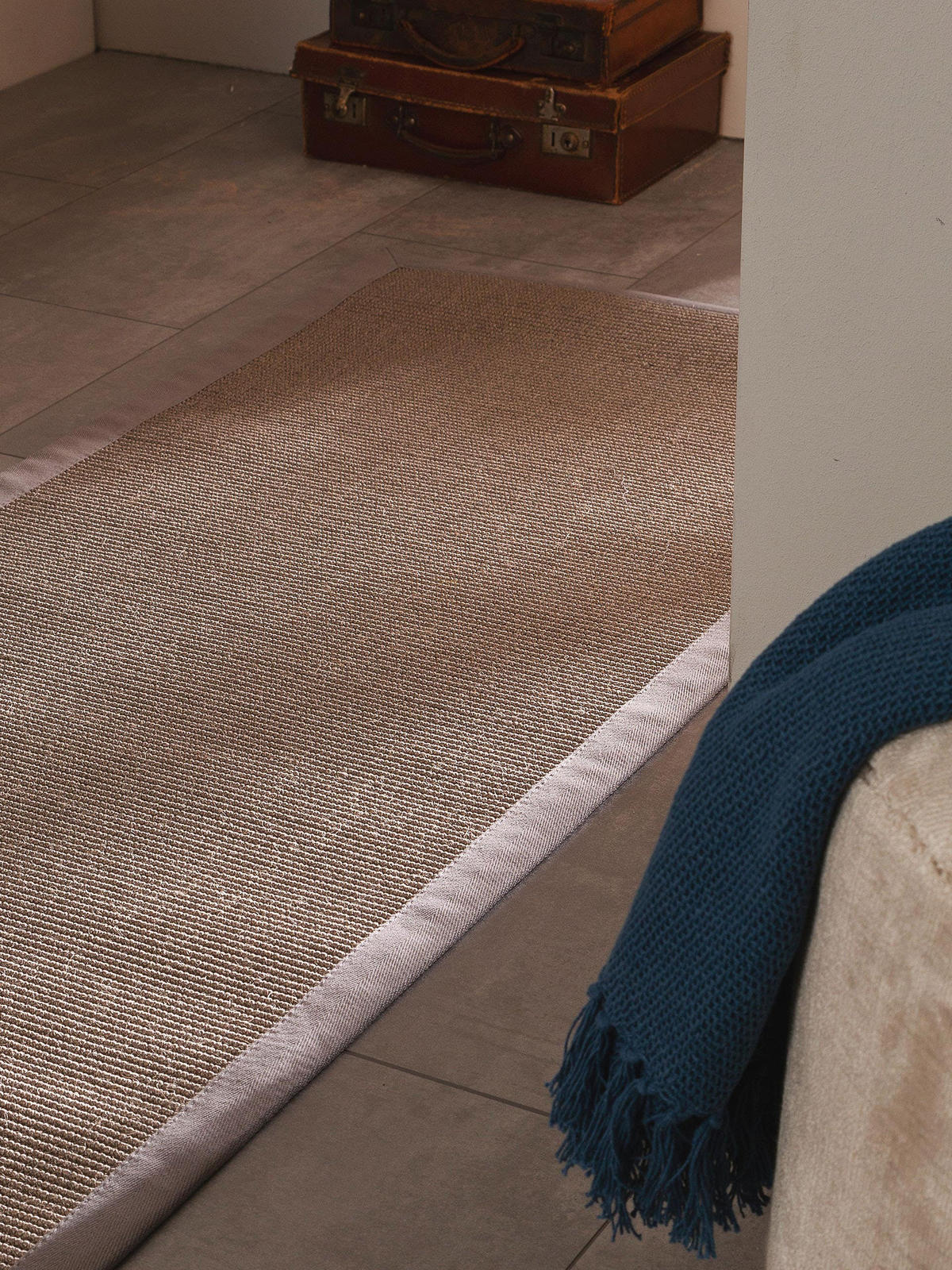 SISALTEPPICH Sana Grau 70x240 cm - Grau, Textil (70/240cm) - benuta Nest
