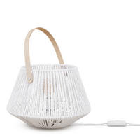 TISCHLAMPE Cisco Tl - Weiß, Holz (31.5/31.5/22.5cm) - Paco Home
