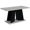 KAFFEETISCH 110x70x60 cm - Betonoptik K350 / Schwarz - UFOM - Grau, Holzwerkstoff (110/70/60cm) - ALTDECOR