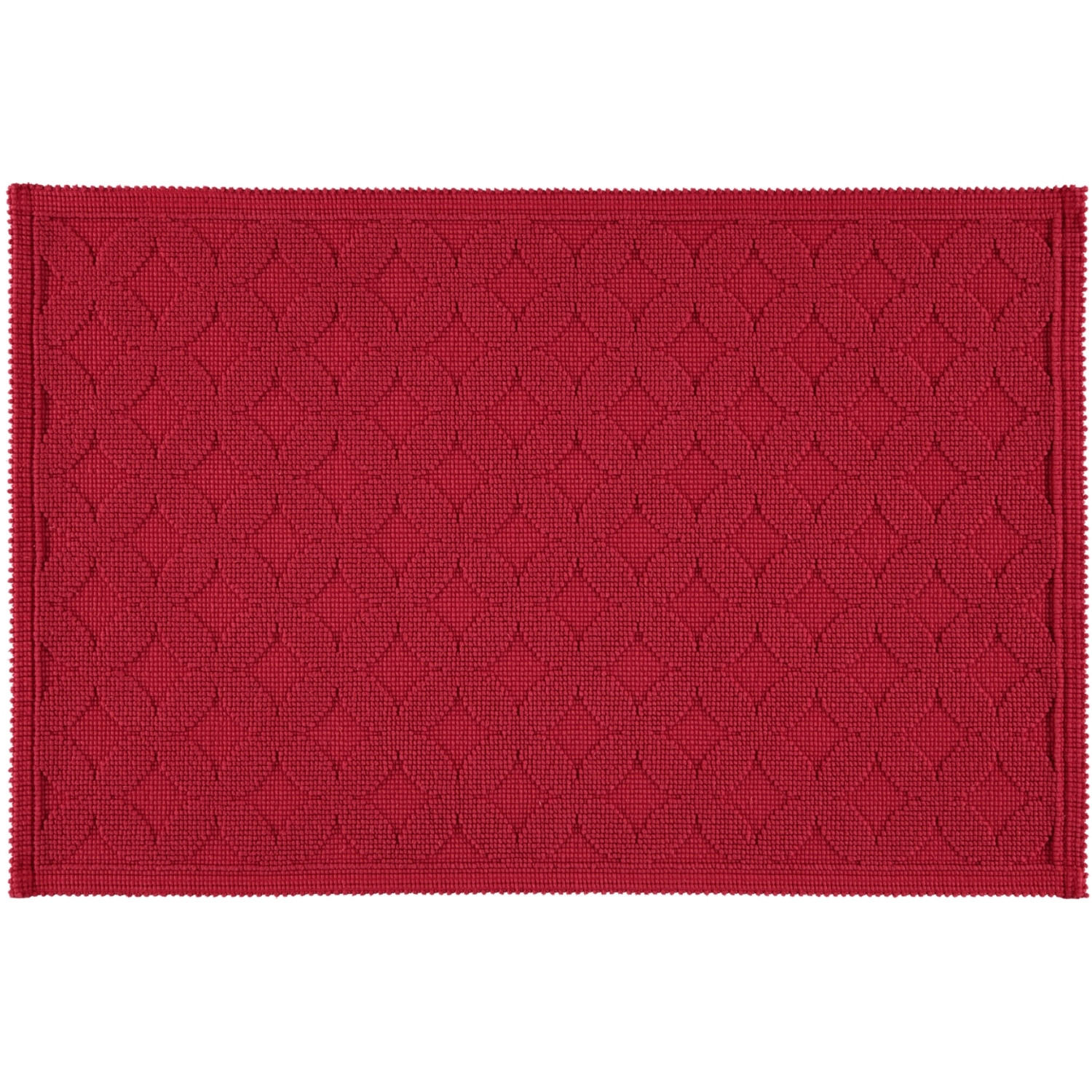BADEMATTEN SEASIDE CARDINAL - 349 - Rot, Textil (60/90cm) - Rhomtuft