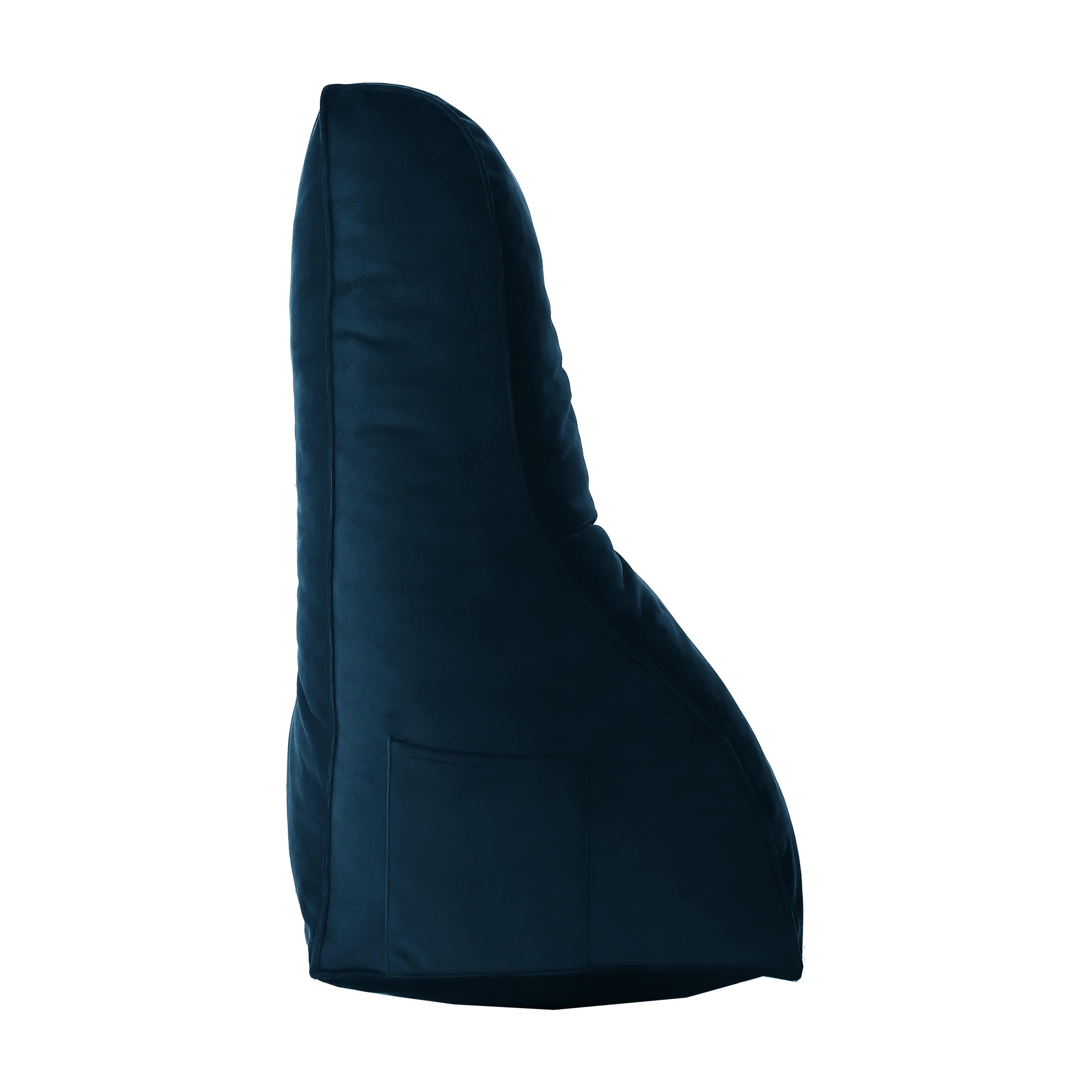 RÜCKENKISSEN Körperkontur Samtlook Blau 200 cm - Blau, Textil (55/200cm) - Vercart