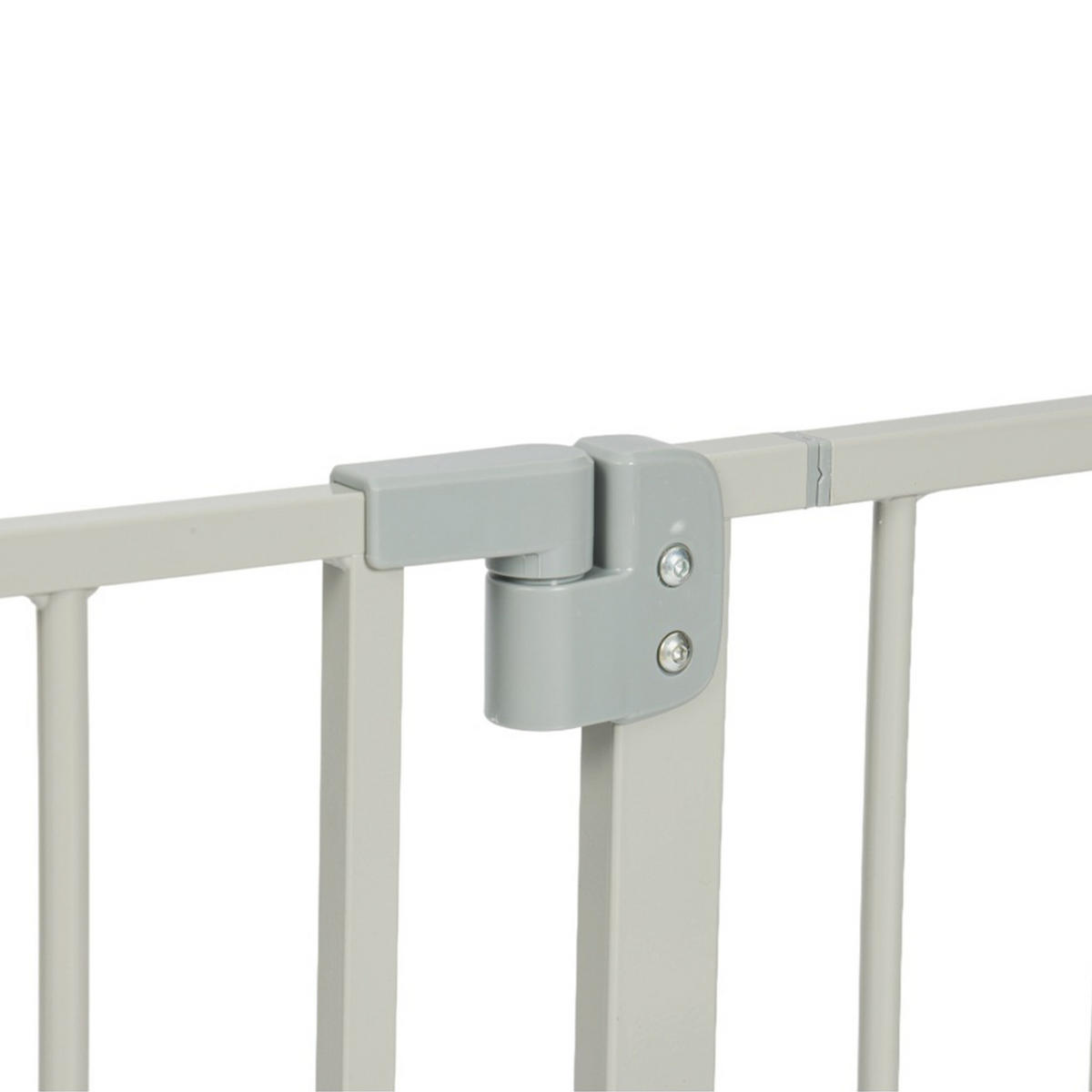 TREPPENSCHUTZGITTER - Grau, Kunststoff/Metall (100/1cm) - Relaxdays