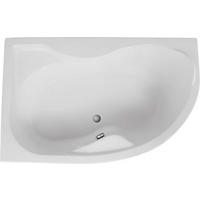 BADEWANNE Eckwanne DORA 170/110 Links Ablauf & Füße - Weiß, Kunststoff (110/59.5/170cm) - bad land