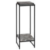 BLUMENTISCH quadratisch Grau - Grau, Holzwerkstoff (32/30/101cm) - MCW