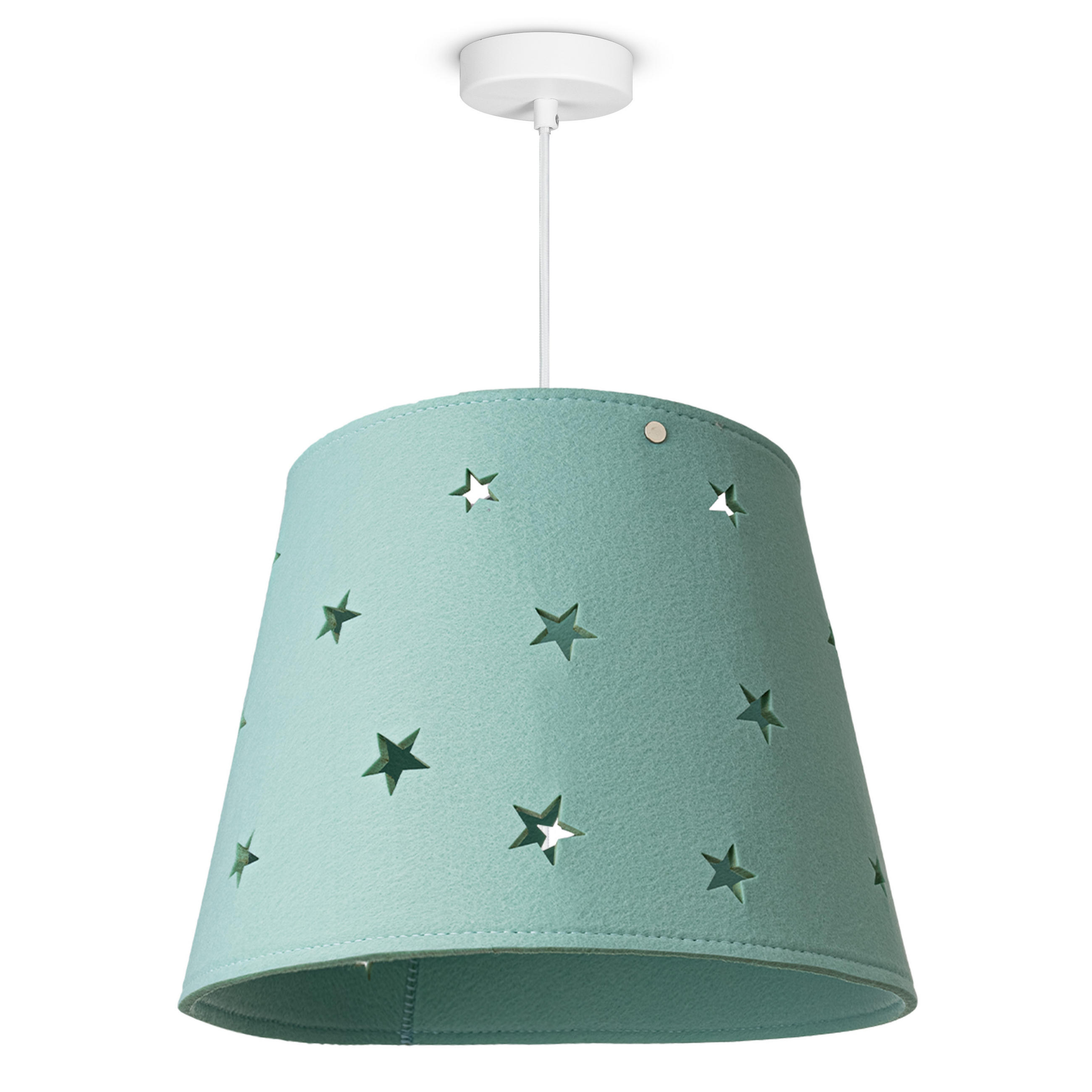 PENDELLEUCHTE Hugo Pd1 Glen - Blau, Metall (33/33/23.9cm) - Paco Home