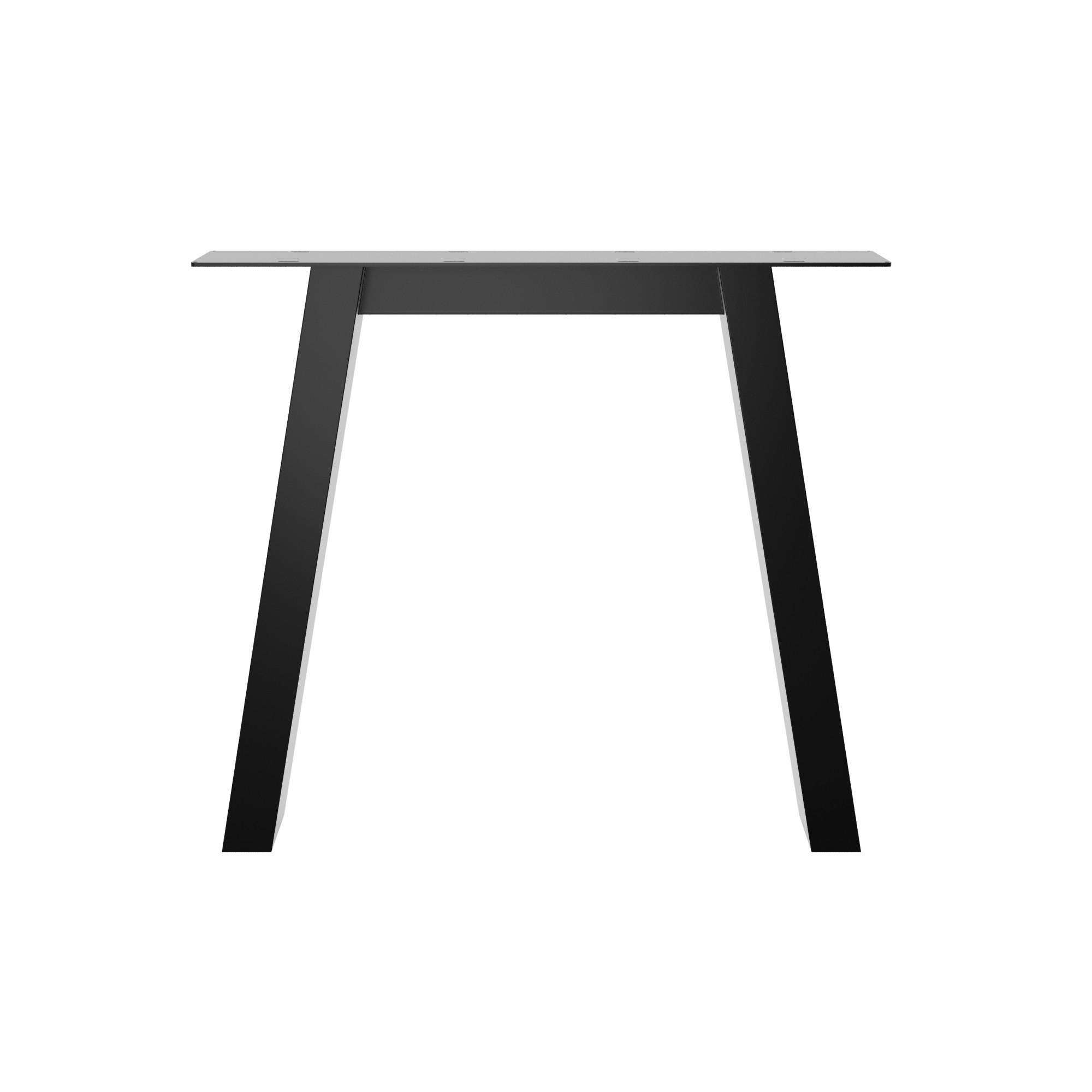 TISCHBEINE Thusia Lite Extreme 2er-Set Schwarz 72cm - Schwarz, Metall (80/72/10cm) - Metalo Pro