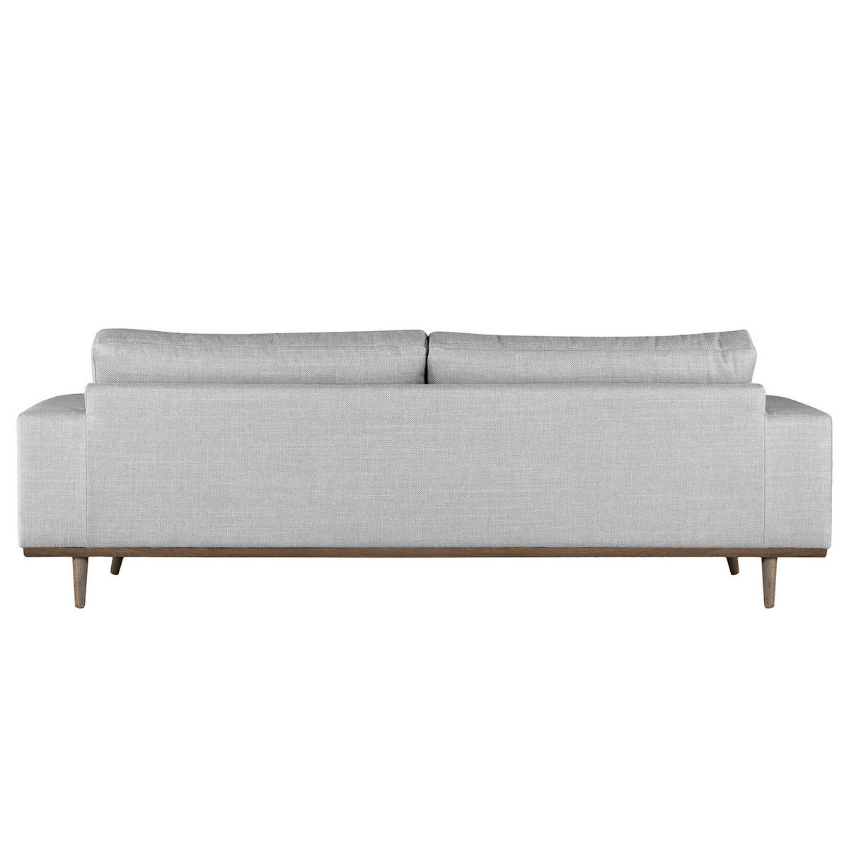 3-SITZER SOFA - Hellgrau, Textil (237/81/88cm) - home24