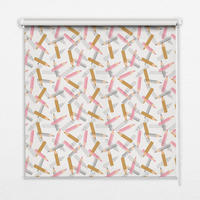 VNÚTORNÁ roleta - okenná roleta - roleta - 150x140 cm - Pastelky - pink, plast (150/140/0.5cm) - TULUP
