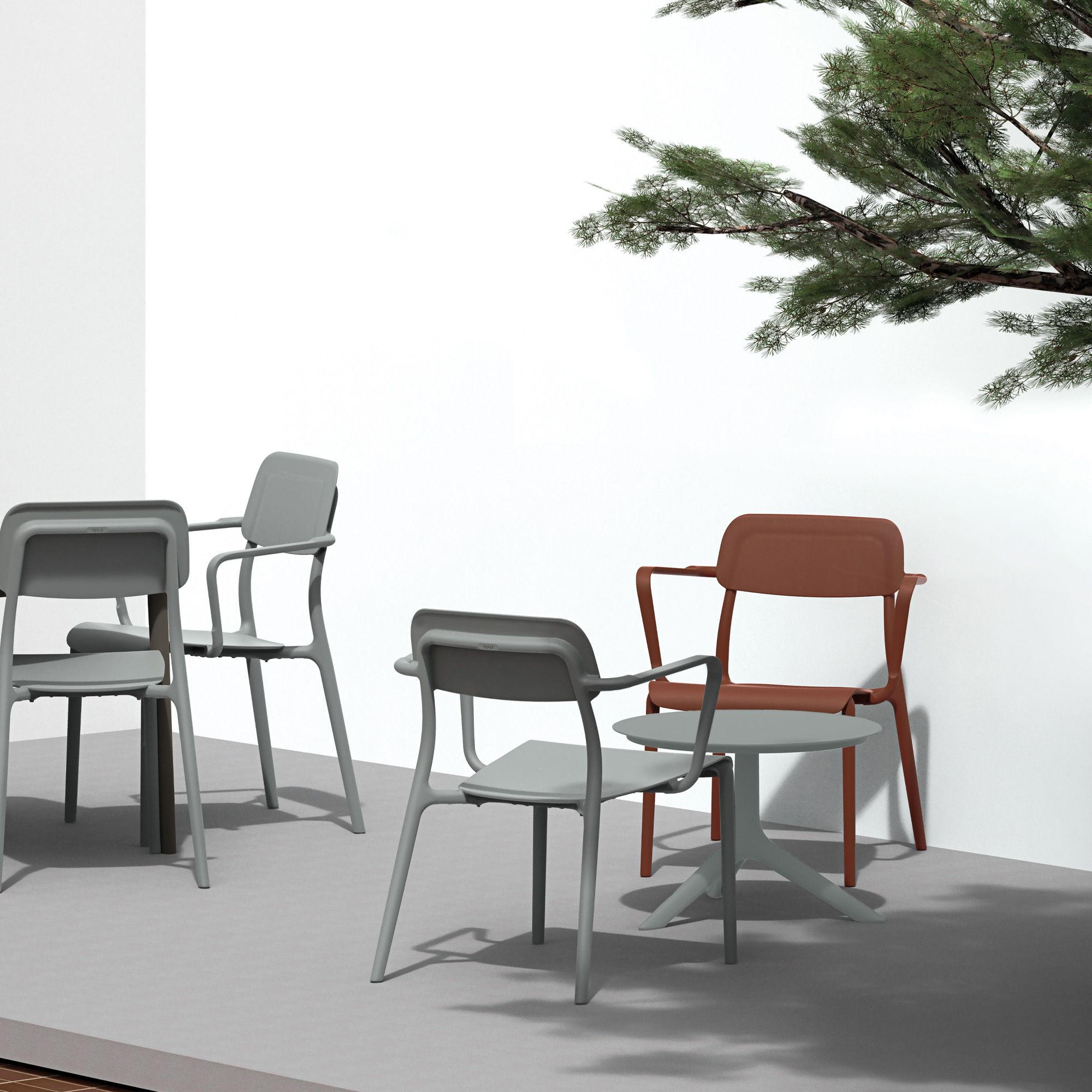 GARTENMÖBEL-SET GALIO, 4-tlg - Grau, Kunststoff - KONSIMO®