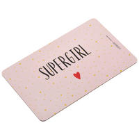 SCHNEIDEBRETT Supergirl aus Kunststoff Rosa - Rosa, Kunststoff (14.3/23.5cm) - Sonstige