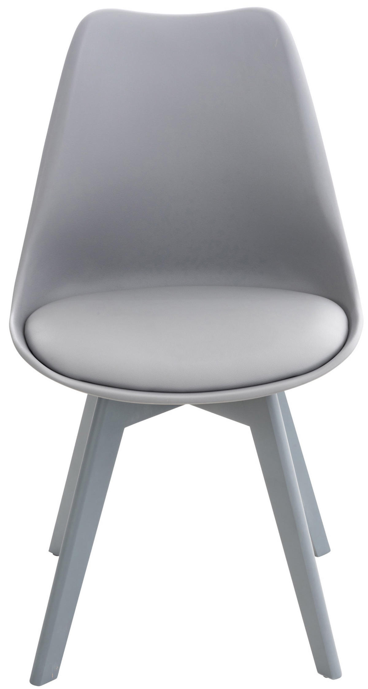 ESSZIMMERSTUHL Lines, grau/grau - Grau, Holz/Textil (49/83/50cm) - TPFLiving
