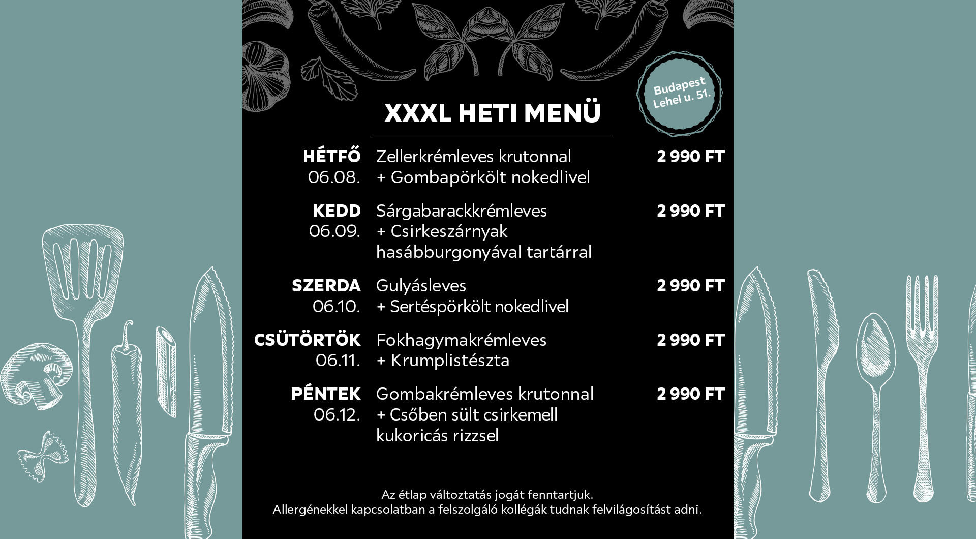 heti menü