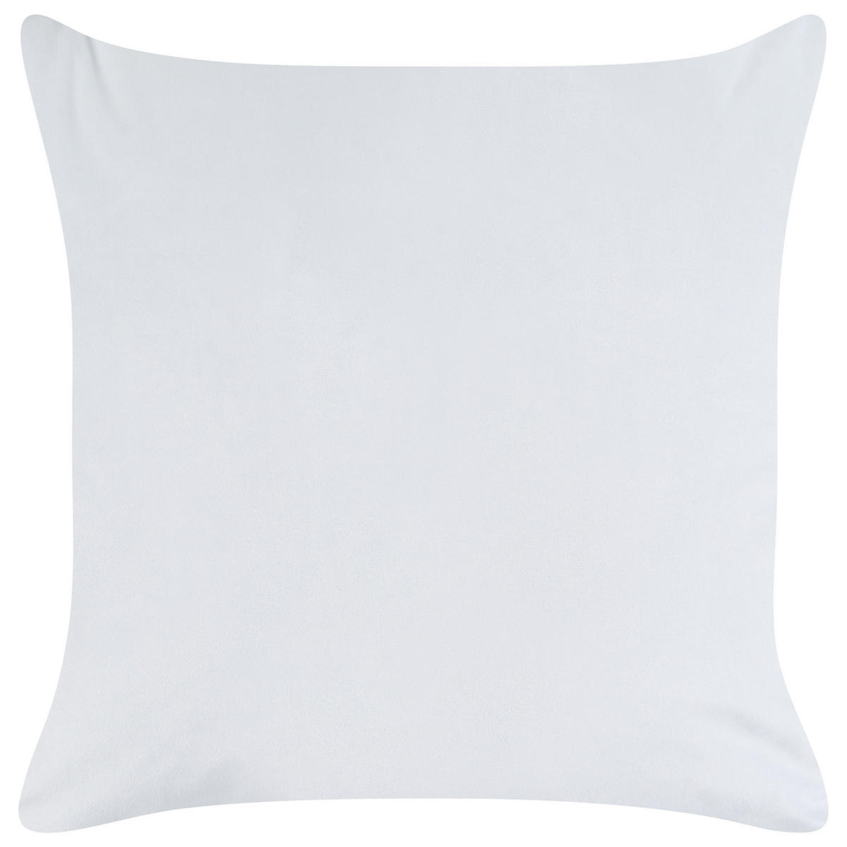 KINDERKISSEN 2er-Set Weiß 45/45 cm Tweedia - Weiß, Naturmaterialen/Textil (45/45cm) - Beliani