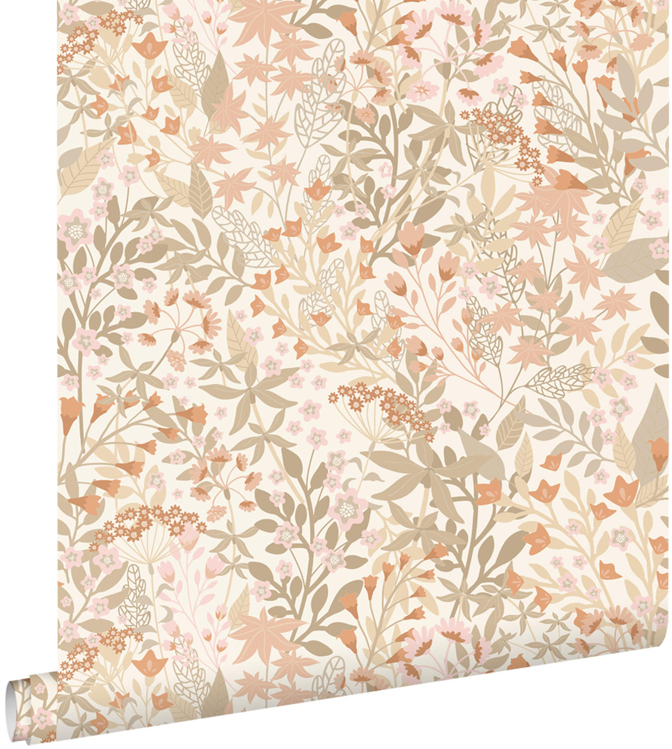 TAPETE Feldblumen 50 x 900 cm - Beige, Papier (50/900cm) - ESTAhome