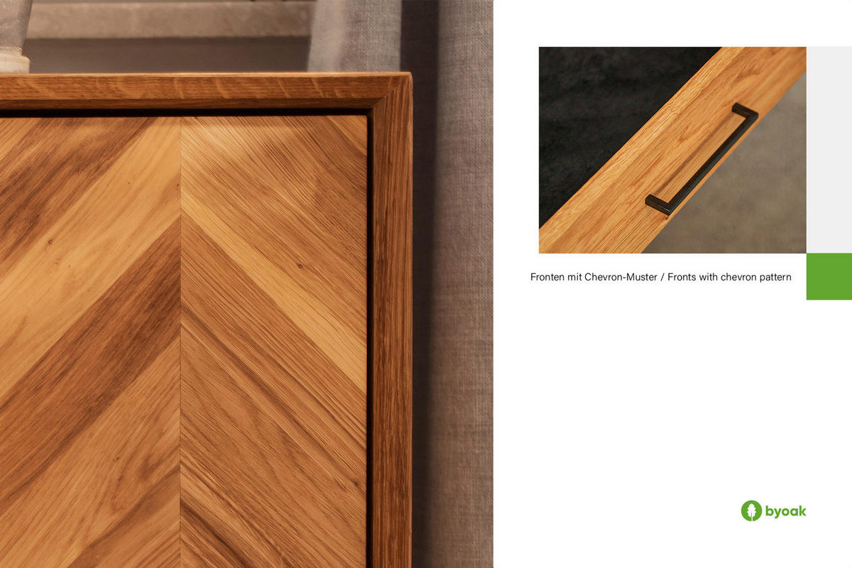 KLEIDERSCHRANK 2 TÜREN LEON Kernbuche - Kernbuche, Holz (97/196/45cm) - byoak