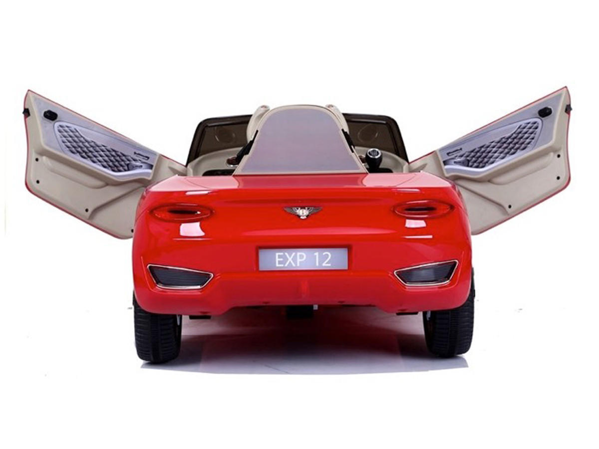 KINDER ELEKTROAUTO Bentley EXP 12 rot - Rot, Kunststoff (108/60/43cm) - TPFLiving