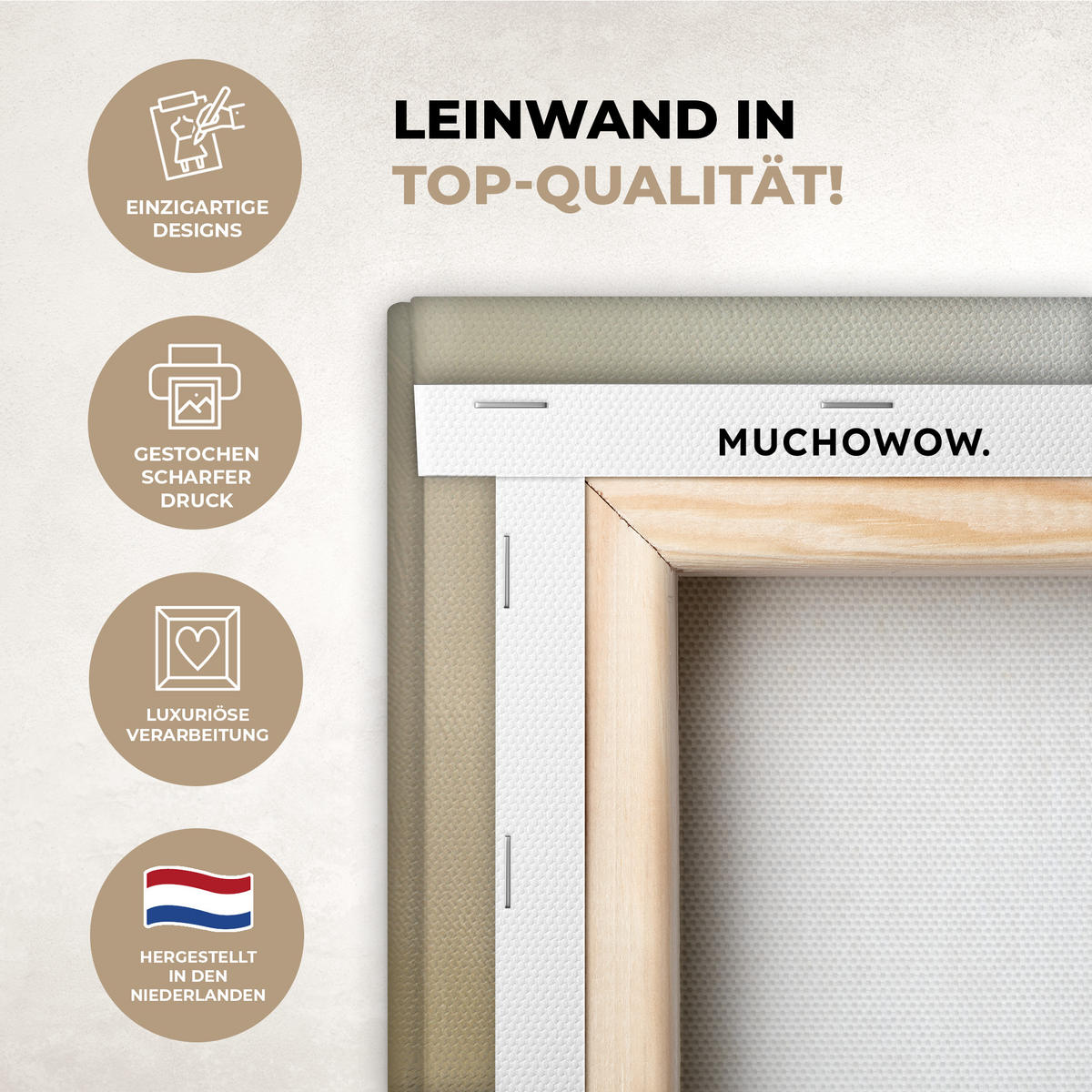 LEINWANDBILD Stilleben - Kräuter - Gewürze - Farbenfroh - Küche 150x100 cm - Grün, Textil (150/100cm) - MuchoWow